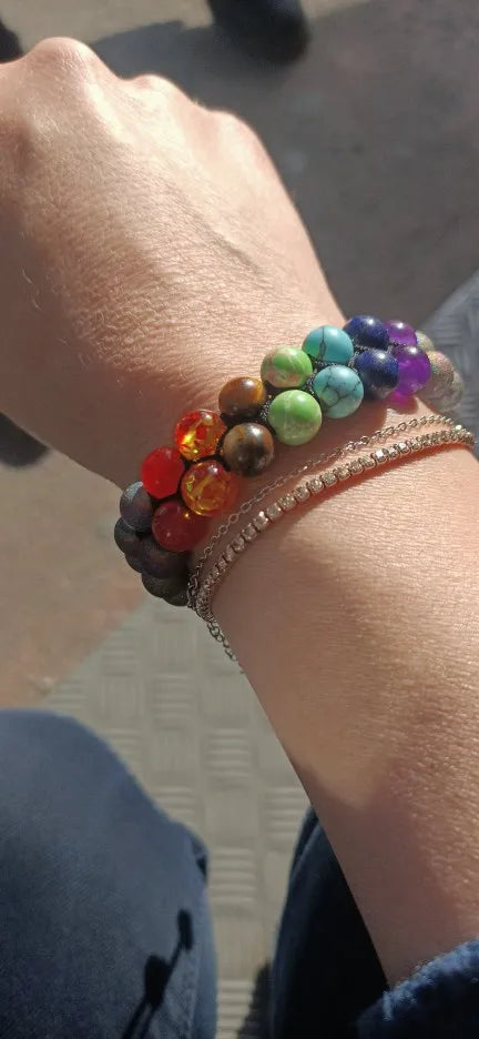 7 Chakra Healing Crystal Bracelet