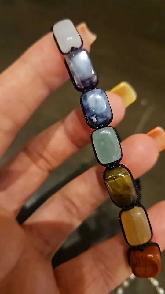 7 Chakra Healing Crystal Bracelet