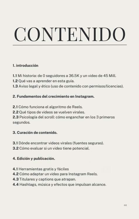 Guia version en Español: Aprende dónde encontrar videos virales para tus reels de Instagram.
